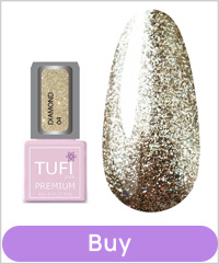 Gel polish TUFI profi PREMIUM Diamond 04 Bronze brocade